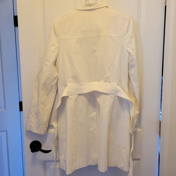 White Spring Trench Coat - Picture 2 of 4